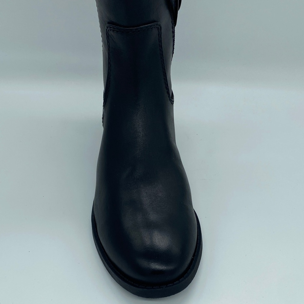 INC Fawne Black Leather Knee-High Boots - Picture 2 of 11